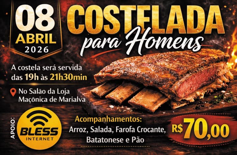 Costelada para Homens - 08 de Abril 2026